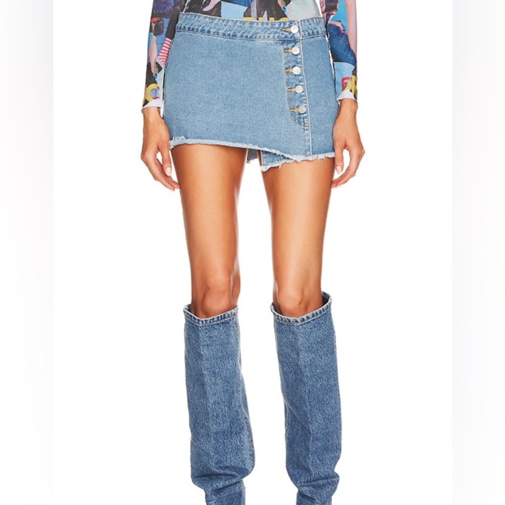 Denim Mini Skirt